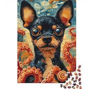 500 Pieces Doberman Puzzles Jigsaw Adults Difficulty Jigsaw Puzzle Relaxing Games Toy 500pcs (52x38cm)