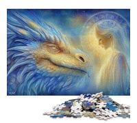 500 Pieces Dragon And Divine Maiden Jigsaw Puzzles for Adults Wooden Puzzle Educational Game for Adult Teenagers 500pcs (52x38cm)
