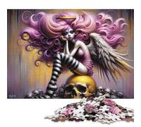 500 Pieces Echoes of The Forgotten Jigsaw Puzzles for Adults Wood Puzzle Jigsaws Puzzling for Gift 500pcs (52x38cm)