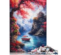 500 Pieces Emerald City Seattle USA for Adults Difficult Jigsaw Puzzles Puzzles Wooden Puzzles Educational Game Challenge Toy 500pcs (52x38cm)