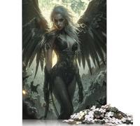 500 Pieces Enchanting Succubus Puzzle for Adults Wooden Puzzles Educational Game Challenge Toy 500pcs (52x38cm)