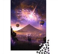 500 Pieces Energy Jigsaw Square Puzzle for Adults Wooden Puzzles Unique Challenge Games 500pcs (52x38cm)