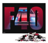 500 Pieces F 40 Ferrari Jigsaw Puzzles for Adults Puzzle Adult Jigsaw Puzzle Puzzles for Adults Teens 500pcs (52x38cm)