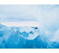 500 Pieces Family Fun Jigsaws Puzzles for Adults Gifts - Ice ice floes macro surface 52x38cm