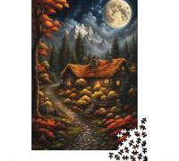 500 Pieces Fantasy Castle Puzzle Jigsaw Adults Puzzles Difficulty Jigsaw Educational Game Toy 500pcs (52x38cm)