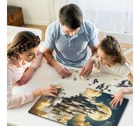 500 Pieces Fantasy Castle Puzzle Jigsaw Adults Puzzles Difficulty Jigsaw Educational Game Toy 500pcs (52x38cm)