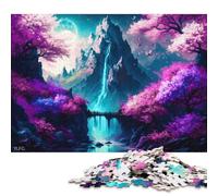 500 Pieces Fantasy Landscapes for Adults Difficult Jigsaw Puzzles Puzzles Wooden Puzzles Educational Game for Adult Teenagers 500pcs (52x38cm)