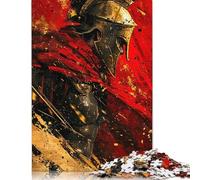 500 Pieces Fighting Spartan Jigsaw Puzzles for Adults Wooden Puzzles for Teenagers Gifts Jigsaw Puzzles for Adult 500pcs (52x38cm)