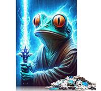500 Pieces Frog With Magic Sword Puzzle Jigsaw Difficulty Puzzle Jigsaw Educational Game Toy 500pcs (52x38cm)