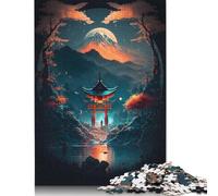 500 Pieces Futuristic Metropolis for Adults Difficult Jigsaw Puzzles Puzzles Wooden Puzzles Educational Game Challenge Toy 500pcs (52x38cm)