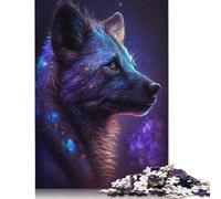 500 Pieces Galaxy African Hyena Jigsaw Puzzles Difficulty Jigsaw Puzzles Education Games Toys 500pcs (52x38cm)