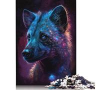 500 Pieces Galaxy African Hyena Puzzles Jigsaw Adults Difficulty Jigsaw Puzzle Relaxing Games Toy 500pcs (52x38cm)