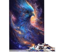 500 Pieces Galaxy Phoenix Bird Jigsaw Puzzle Difficulty Puzzle Education Games Toys 500pcs (52x38cm)