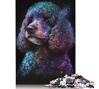 500 Pieces Galaxy Poodle Jigsaw Puzzle Adults Difficulty Puzzles Educational Toy Games Family Decoration 500pcs (52x38cm)