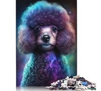500 Pieces Galaxy Poodle Puzzles Jigsaw Adults Difficulty Puzzles Jigsaw Educational Games Toy Family Decoration 500pcs (52x38cm)