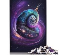 500 Pieces Galaxy Snail Puzzles Jigsaw Difficulty Puzzle Jigsaw Educational Games Toy 500pcs (52x38cm)