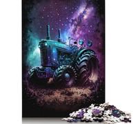 500 Pieces Galaxy Tractor Puzzle Jigsaw Difficulty Puzzle Jigsaw Educational Game Toy 500pcs (52x38cm)
