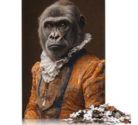 500 Pieces Grandiose Gorilla Jigsaw Puzzles Puzzles for Teenagers Gifts Puzzles for Adults Teens 500pcs (52x38cm)