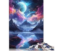 500 Pieces Japanese Landscapes Mountain Jigsaw Puzzles Adults Difficulty Puzzles Strengthen Relationships between Family Members 500pcs (52x38cm)