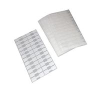 500 Pieces Jewelry Repair, Price and Indentification Tags/Tyvek Self Adhesive Rectangle Dumbbell/Barbell Jewelry Price Tags (White)