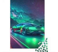 500 Pieces Jigsaw Classic Retro Vintage Car Jigsaw Educational Game Toy Family Decoration Adults Challenging 500pcs (52x38cm)