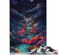 500 Pieces Jigsaw Dream Planet Jigsaw Educational Game Toy Family Decoration Adults Challenging 500pcs (52x38cm)