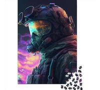 500 Pieces Jigsaw Puzzle Air Force Pilot Jigsaw Puzzles for Adults Wooden Board Puzzles Challenging Game 500pcs (52x38cm)