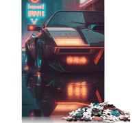 500 Pieces Jigsaw Puzzle for Adults 500 Piece Jigsaw Cyberpunk UAPC Car Jigsaw Puzzles Wooden Puzzle for Adults And Teenagers 500pcs (52x38cm)