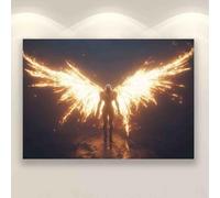500 Pieces Jigsaw Puzzle for Adults and Teens A Dark Fantasy Angel with Huge Wings Colorful Jigsaw Puzzles for Adults and Teens Puzzle Toys Wooden Gifts