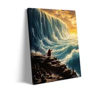 500 Pieces Jigsaw Puzzle for Adults and Teens Jesus Jesus Splits The Red Sea Christianity Religious Depiction Moses Leads The Israelites Spiritual