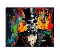 500 Pieces Jigsaw Puzzle for Adults and Teens Zombie Day of The Dead in a Tuxedo Home Decoration for Puzzle Lovers