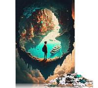 500 Pieces Jigsaw Puzzle for Teenagers Amazing Nature Fantasy Jigsaw Puzzles Aldults Puzzle Wooden Jigsaws Decompression Game Toy Puzzles 500pcs (52x38cm)