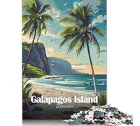 500 Pieces Jigsaw Puzzle Galapagos Island, Ecuador Jigsaw Puzzles for Adults Woodenboard Puzzles Challenging Game 500pcs (52x38cm)