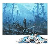 500 Pieces Jigsaw Puzzle The Amazing Sea Designersen Square Puzzle for for Adults Children, Wooden Puzzle Game 500pcs (52x38cm)