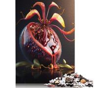 500 Pieces Jigsaw Puzzles Art Exotic Fruit Jigsaw Puzzles for Adults Woodenboard Puzzles Challenging Game Puzzles 500pcs (52x38cm)