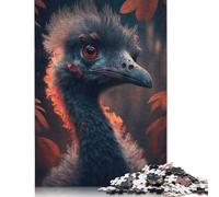 500 Pieces Jigsaw Puzzles Baby Ostrich Creative Square Jigsaw Puzzles for Adults And Wooden Puzzles Challenging Game 500pcs (52x38cm)