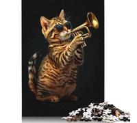 500 Pieces Jigsaw Puzzles Bengal Trumpet Creative Square Jigsaw Puzzles for Adults And Wooden Puzzles Challenging Game 500pcs (52x38cm)