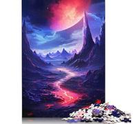 500 Pieces Jigsaw Puzzles Celestial Dreamscape Creative Square Jigsaw Puzzles for Adults And Wooden Puzzles Challenging Game 500pcs (52x38cm)