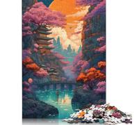 500 Pieces Jigsaw Puzzles Colorful in The Mount Creative Square Jigsaw Puzzles for Adults And Wooden Puzzles Challenging Game 500pcs (52x38cm)