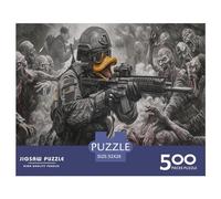 500 Pieces Jigsaw Puzzles Duck Soldier Creative Square Jigsaw Puzzles for Adults And Wooden Puzzles Challenging Game 500pcs (52x38cm)