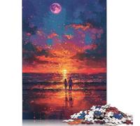 500 Pieces Jigsaw Puzzles for Adult Japanese Style Scenery Puzzle Wooden Rectangle Creative Jigsaw Gift for Friends Family 500pcs (52x38cm)