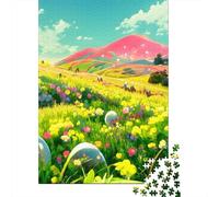500 Pieces Jigsaw Puzzles for Adult Morning Walk Puzzle Creative Rectangular Wooden Jigsaw Gift for Friends Family 500pcs (52x38cm)