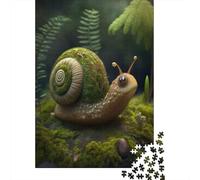 500 Pieces Jigsaw Puzzles for Adults 500 Piece Animal Snail Jigsaws for Adults Difficult And Challenge Game 500pcs (52x38cm)