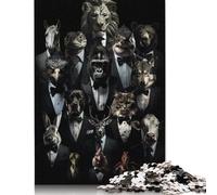 500 Pieces Jigsaw Puzzles for Adults 500 Piece Dapper Jungle Jigsaws for Adults Difficult And Challenge Game 500pcs (52x38cm)