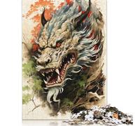 500 Pieces Jigsaw Puzzles for Adults 500 Piece Dragon Painting Jigsaws for Adults Difficult And Challenge Game 500pcs (52x38cm)
