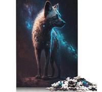500 Pieces Jigsaw Puzzles for Adults 500 Piece Galaxy Art African Hyena Jigsaws for Adults Difficult And Challenge Game 500pcs (52x38cm)