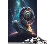 500 Pieces Jigsaw Puzzles for Adults 500 Piece Galaxy Art Snail Jigsaws for Adults Difficult And Challenge Game 500pcs (52x38cm)