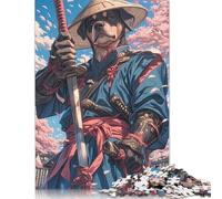 500 Pieces Jigsaw Puzzles for Adults 500 Piece Rottweiler Samurai Blossom Jigsaws for Adults Difficult And Challenge Game 500pcs (52x38cm)