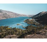 500 Pieces Jigsaw Puzzles for Adults And Children,14 Years Old And Up - Hills river aerial view 52x38cm