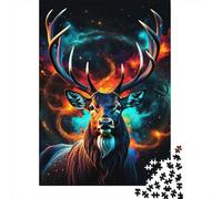 500 Pieces Jigsaw Puzzles for Adults Colorful Elk Square Jigsaw Puzzles, for Adults And Teenager, Wooden Puzzles Home Art Decor 500pcs (52x38cm)